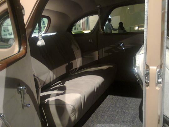 Interior do primeiro carro da Toyota - Modelo AA de 1936 - Bruno Vasconcelos/DP/DAPRESS