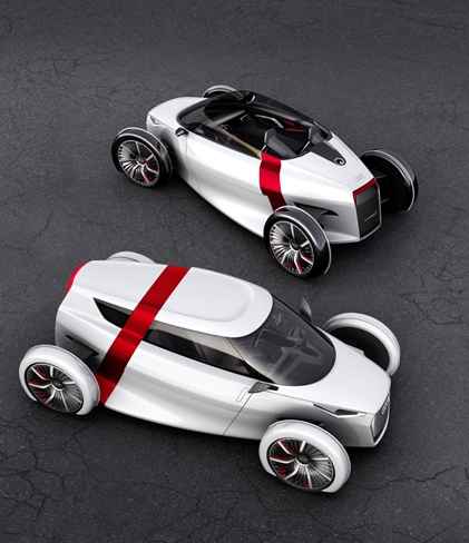 Audi Urban Concept Sypder (acima) e Audi Urban Concept (Divulgação)