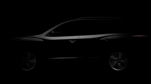Esse foi o primeiro teaser revelado pela Nissan no mês passado (Divulgação)