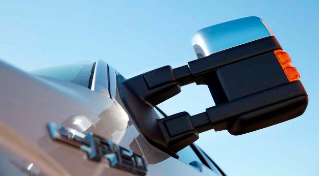 Retrovisor telescópico (Divulgação) Retrovisor telescópico (Divulgação)