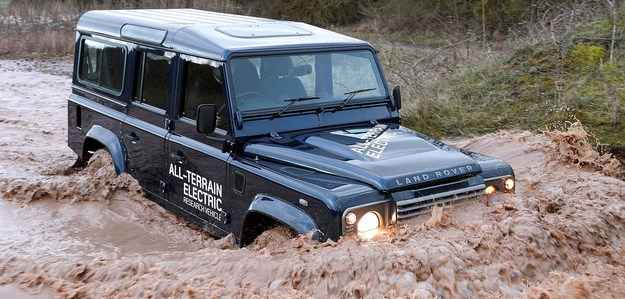 Land Rover mostrar� Defender com motor el�trico (Land Rover/Divulgacao)