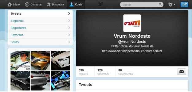 Twitter: @VrumNordeste (divulga��o)