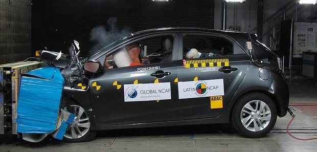HB20 falha no quesito da proteção à criança (Latin NCAP/divulgação) HB20 falha no quesito da proteção à criança (Latin NCAP/divulgação)