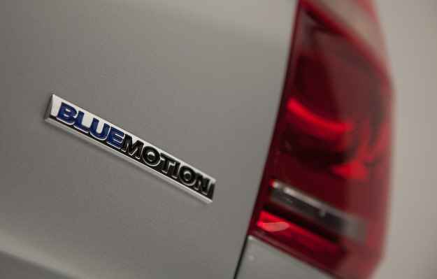Detalhes com o BlueMotion estão por todo o veículo (Volkswagen/divulgação) Detalhes com o BlueMotion estão por todo o veículo (Volkswagen/divulgação)